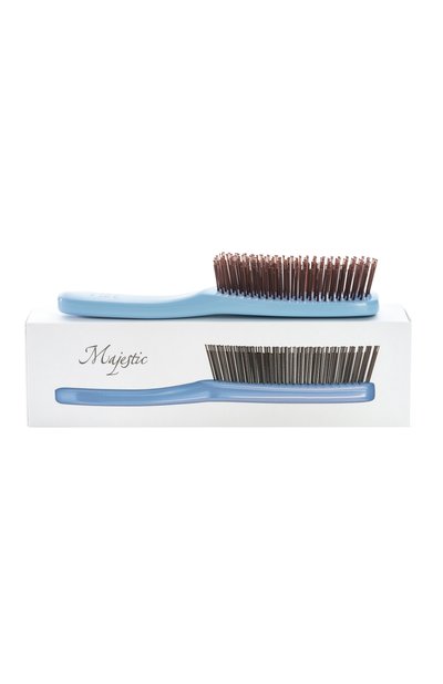 Женская расческа scalp brush 568 зубцов, оттенок голубой жемчуг MAJESTIC, арт. 4564631504963