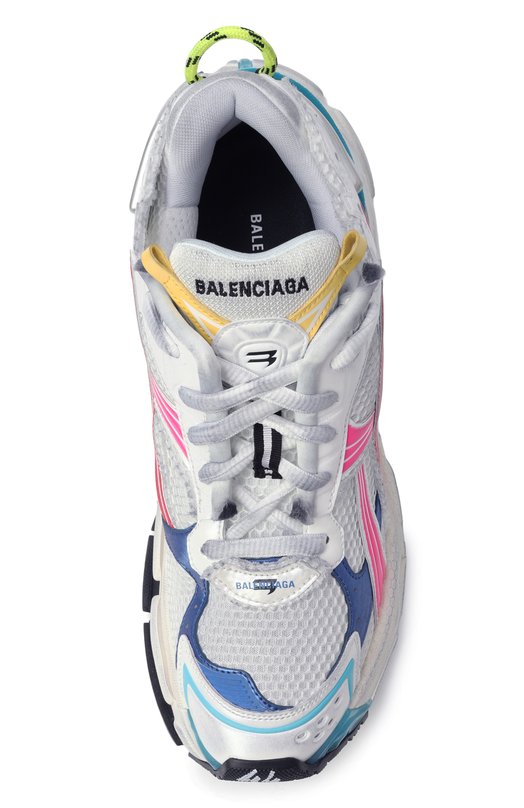 Комбинированные кроссовки Runner Balenciaga 772774/W3RBW Белый  772774/W3RBW Фото 6
