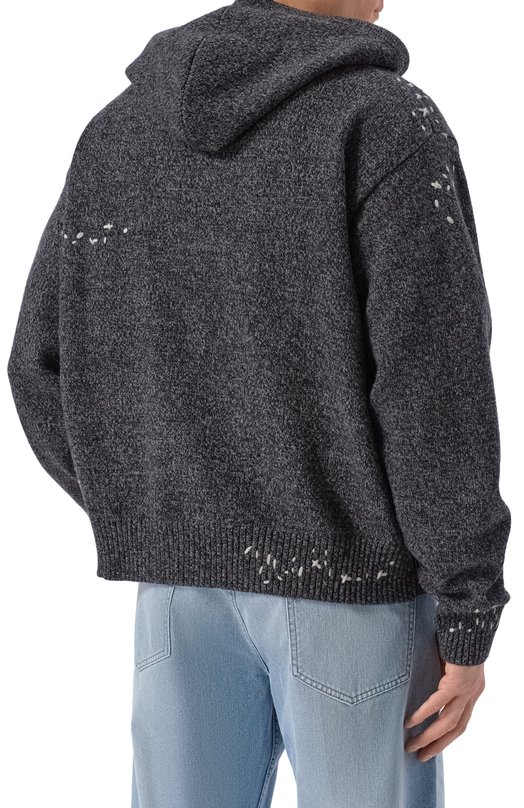 Кардиган DOMREBEL M RENEGADE/KNIT ZIP H00DIE Серый  M RENEGADE/KNIT ZIP H00DIE Фото 4