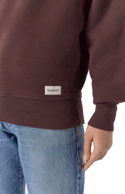 Хлопковый свитшот SAINT LAURENT, арт. 807761/Y36SV, фото 5
