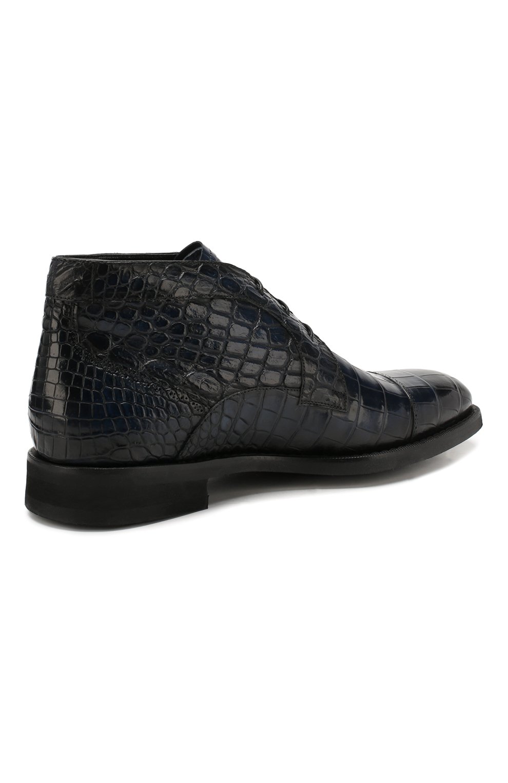 Ботинки из кожи крокодила BARRETT, арт. 192U095.1/C0CC0DRILL0 CREAM/CNIL, фото 4