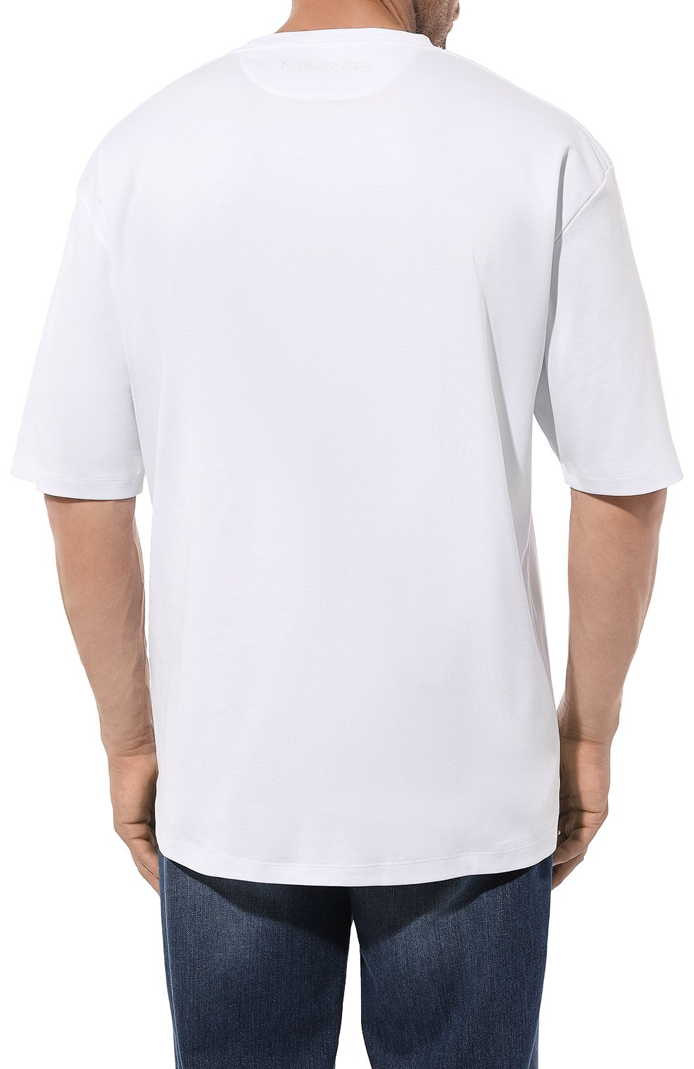 Хлопковая футболка STEFANO RICCI, арт. MNH4303610/LUXT, фото 4