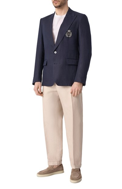 Льняной пиджак DOLCE & GABBANA, арт. G2QS6Z/FU4K6, фото 3