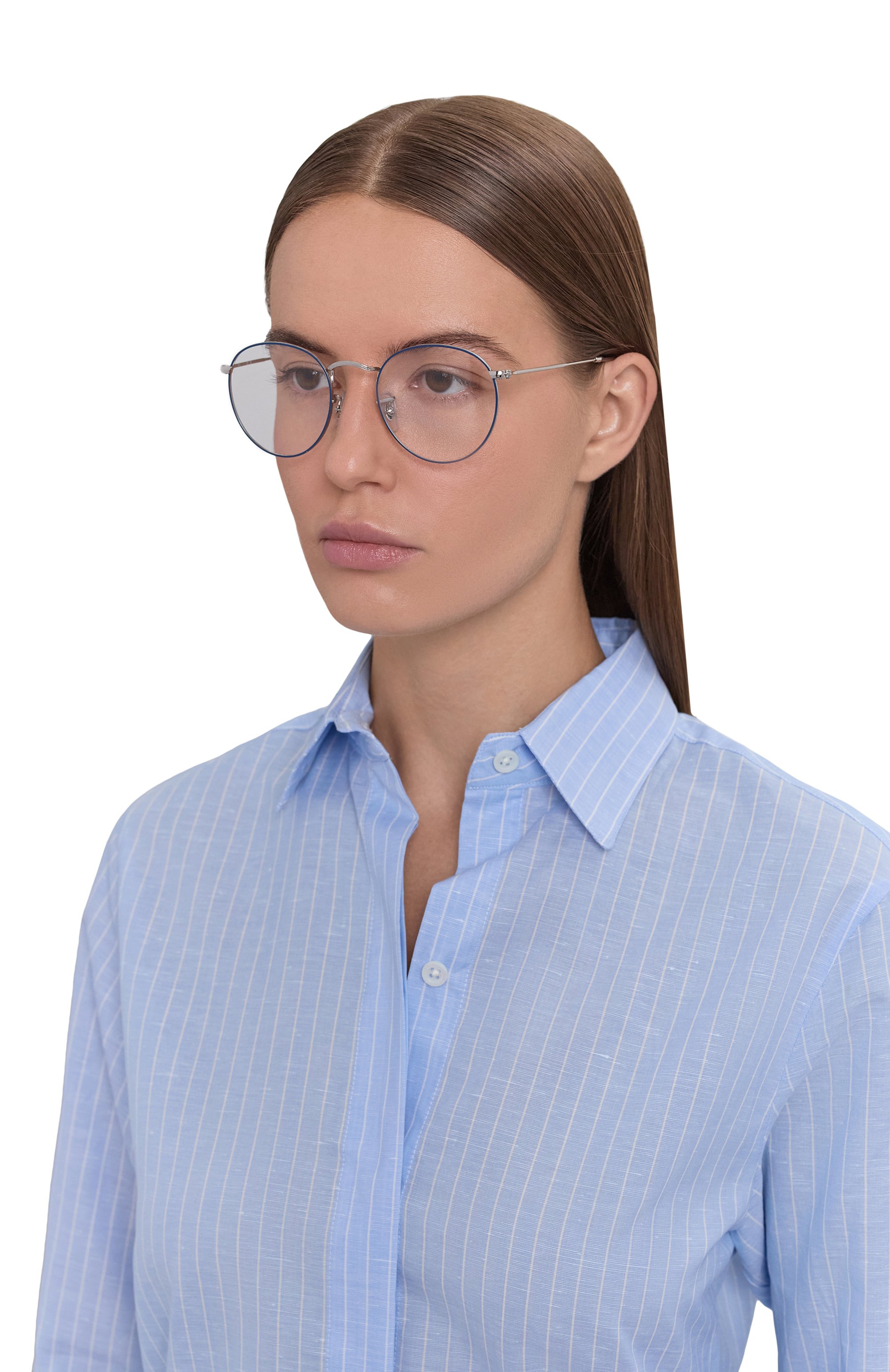 Оправа RAY-BAN серебряного цвета по цене 21200 руб., арт. 3447V-2970, фото 3 Оправа RAY-BAN, арт. 3447V-2970, фото 3