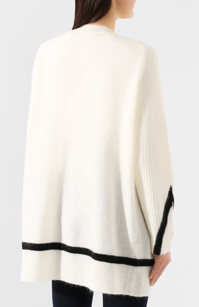 Кардиган BY MALENE BIRGER белого цвета по цене 24400 руб., арт. Q56560128/RETZIA, фото 4 Кардиган BY MALENE BIRGER, арт. Q56560128/RETZIA, фото 4