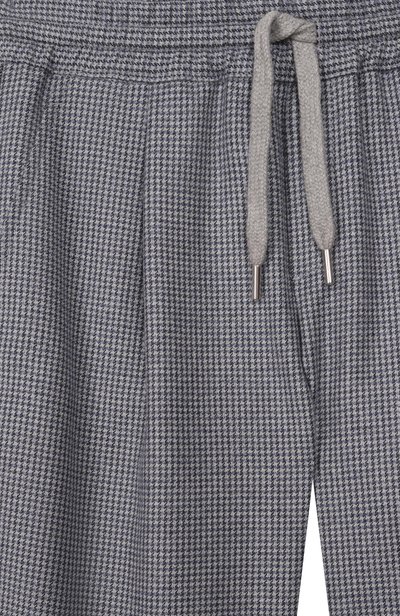Брюки из кашемира и шелка BRUNELLO CUCINELLI, арт. BV426P503C, фото 3