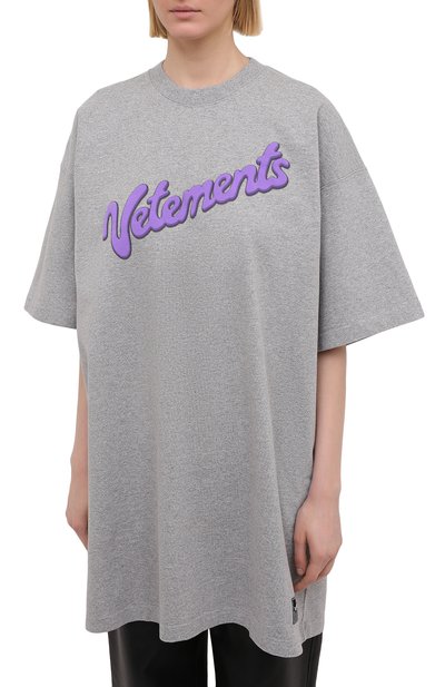 Хлопковая футболка VETEMENTS, арт. UE51TR760G 1614/W, фото 3