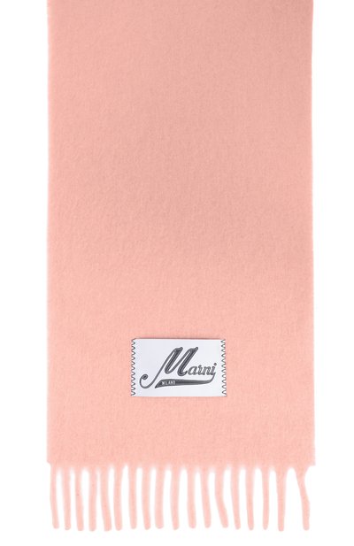 Шерстяной шарф MARNI розового цвета по цене 42450 руб., арт. SCMC0059Y0/UTW918, фото 4 Шерстяной шарф MARNI, арт. SCMC0059Y0/UTW918, фото 4