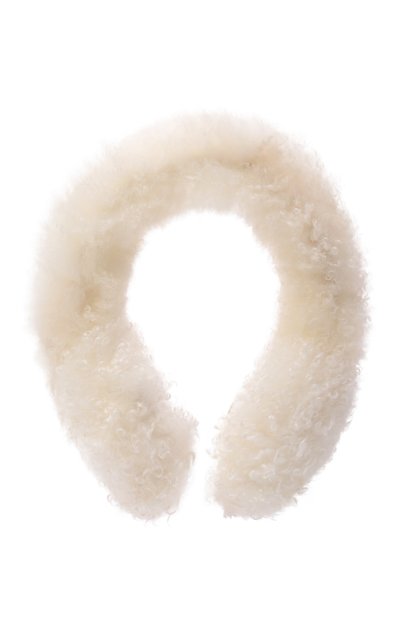 Меховые наушники из овчины YVES SALOMON, арт. 26WAA623XXMAAG, фото 2