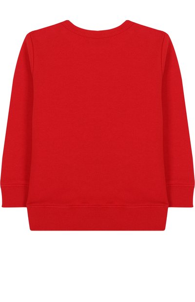 Хлопковый свитшот с логотипом бренда GUCCI красного цвета по цене 19950 руб., арт. 497819/X9P52, фото 2 Хлопковый свитшот с логотипом бренда GUCCI, арт. 497819/X9P52, фото 2