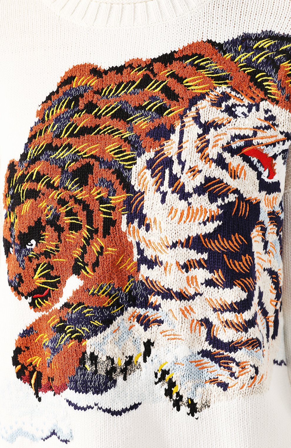 Свитер KENZO кремового цвета по цене 45000 руб., арт. FA52PU5083XI, фото 5 Свитер KENZO, арт. FA52PU5083XI, фото 5