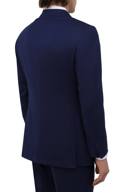 Шерстяной костюм KITON темно-синего цвета по цене 1155000 руб., арт. UA81K06P4409002, фото 3 Шерстяной костюм KITON, арт. UA81K06P4409002, фото 3
