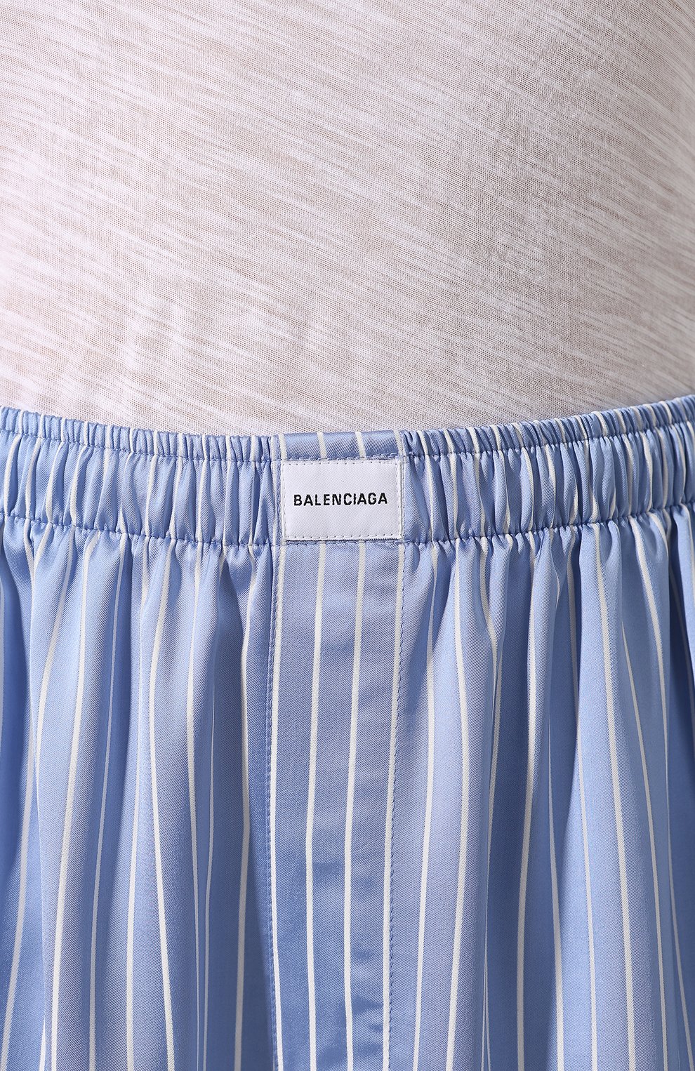 Брюки из вискозы и шелка BALENCIAGA, арт. 595222/TG022, фото 5