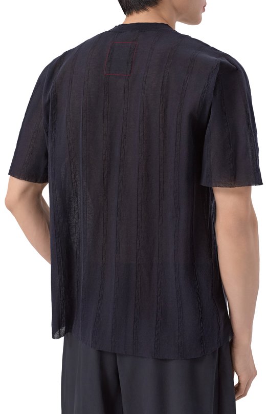 Хлопковый джемпер Uma Wang UK7523 Синий  UK7523 Фото 4