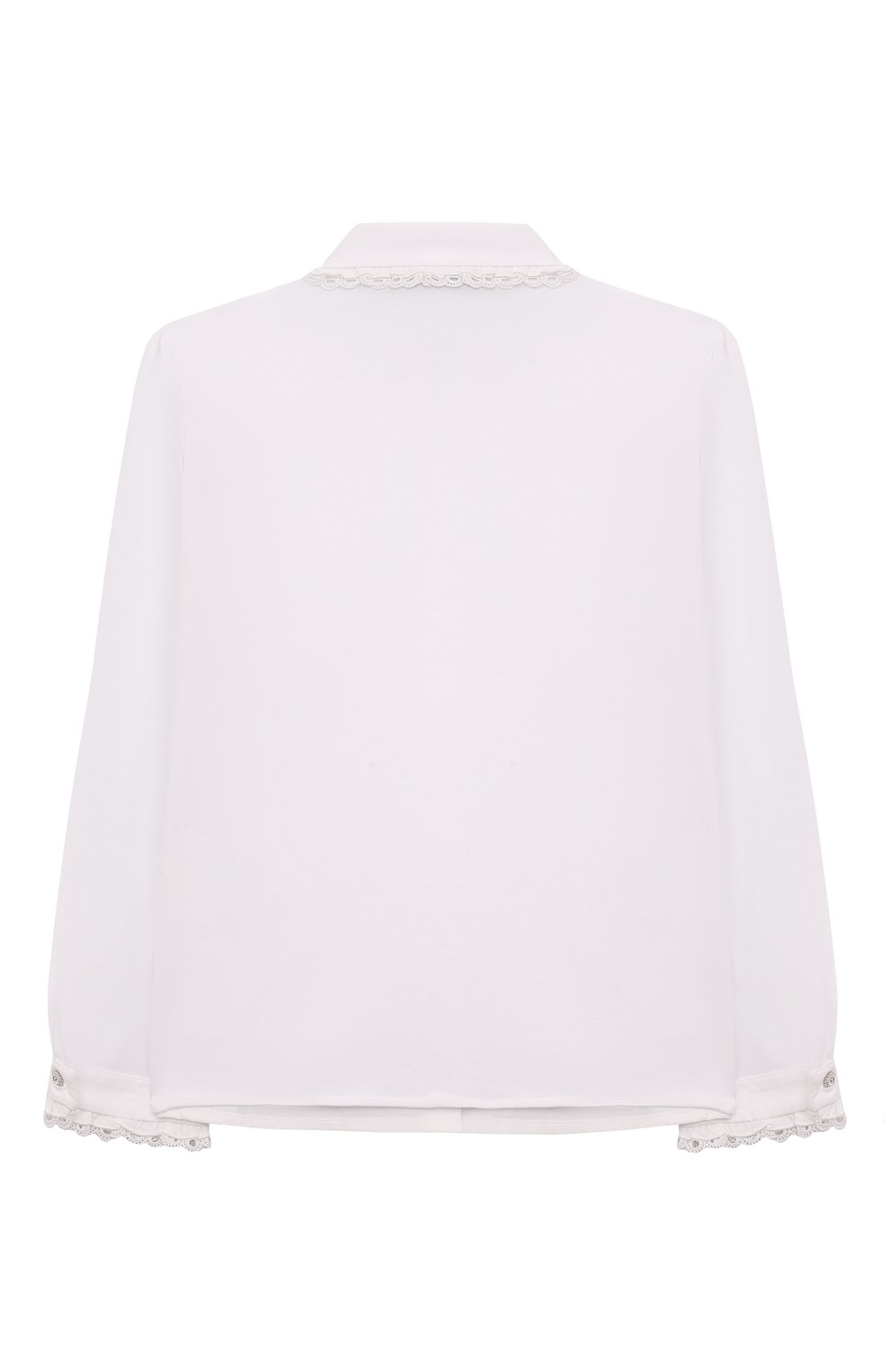 Хлопковая блузка ELLA.B белого цвета по цене 17050 руб., арт. EBR2490U, фото 2 Хлопковая блузка ELLA.B, арт. EBR2490U, фото 2