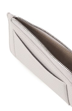 Женский футляр для кредитных карт myea EMPORIO ARMANI светло-серого цвета, арт. EW000367/AF11953 | Фото 3 (Материал: Экокожа; Нос: Не проставлено)