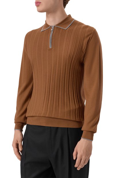 Шерстяное поло FEDELI, арт. MU006453, фото 3