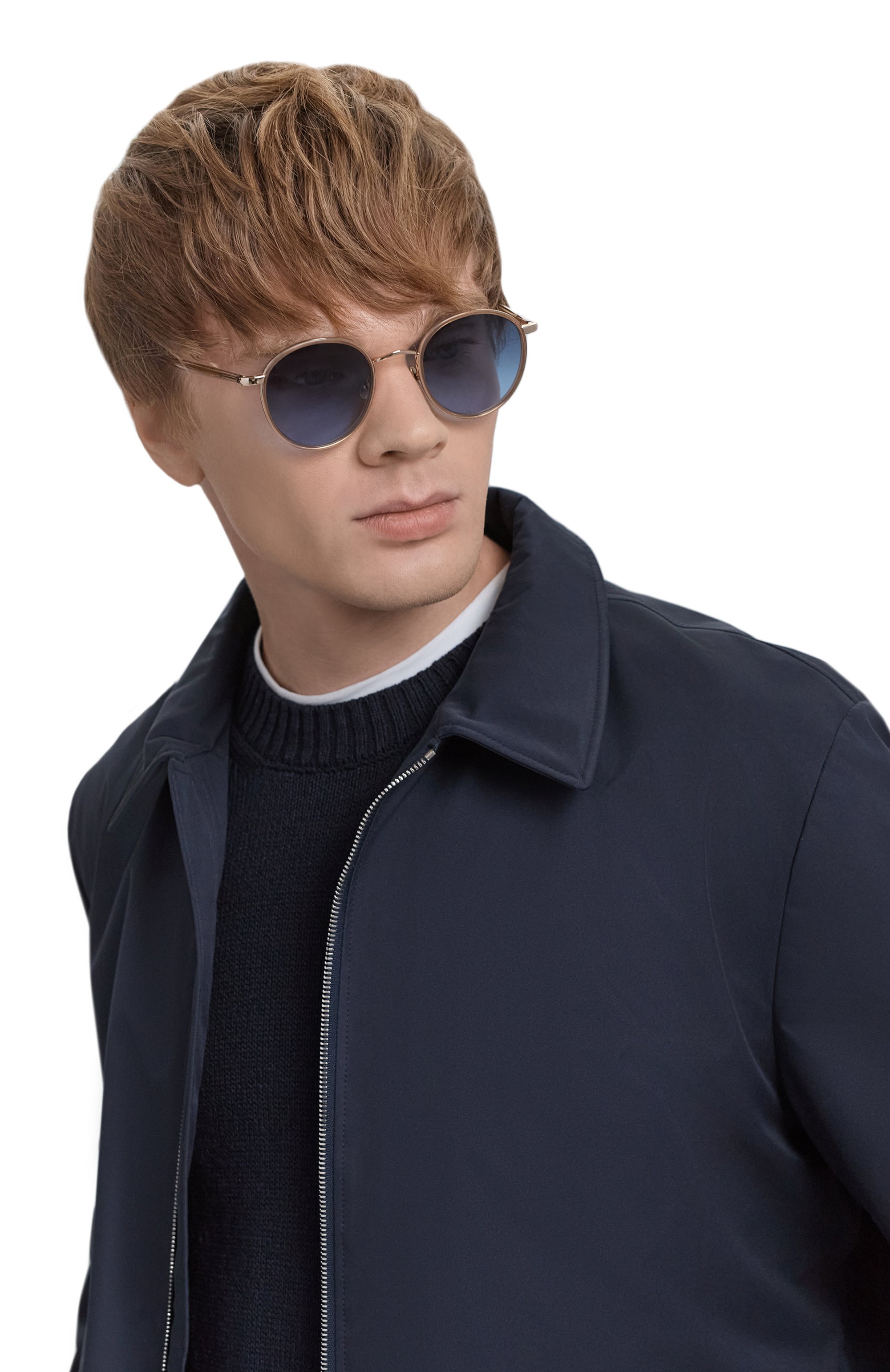 Солнцезащитные очки MOSCOT, арт. ZEV SUN CINNAM0N/G0LD DENIM BLUE, фото 2