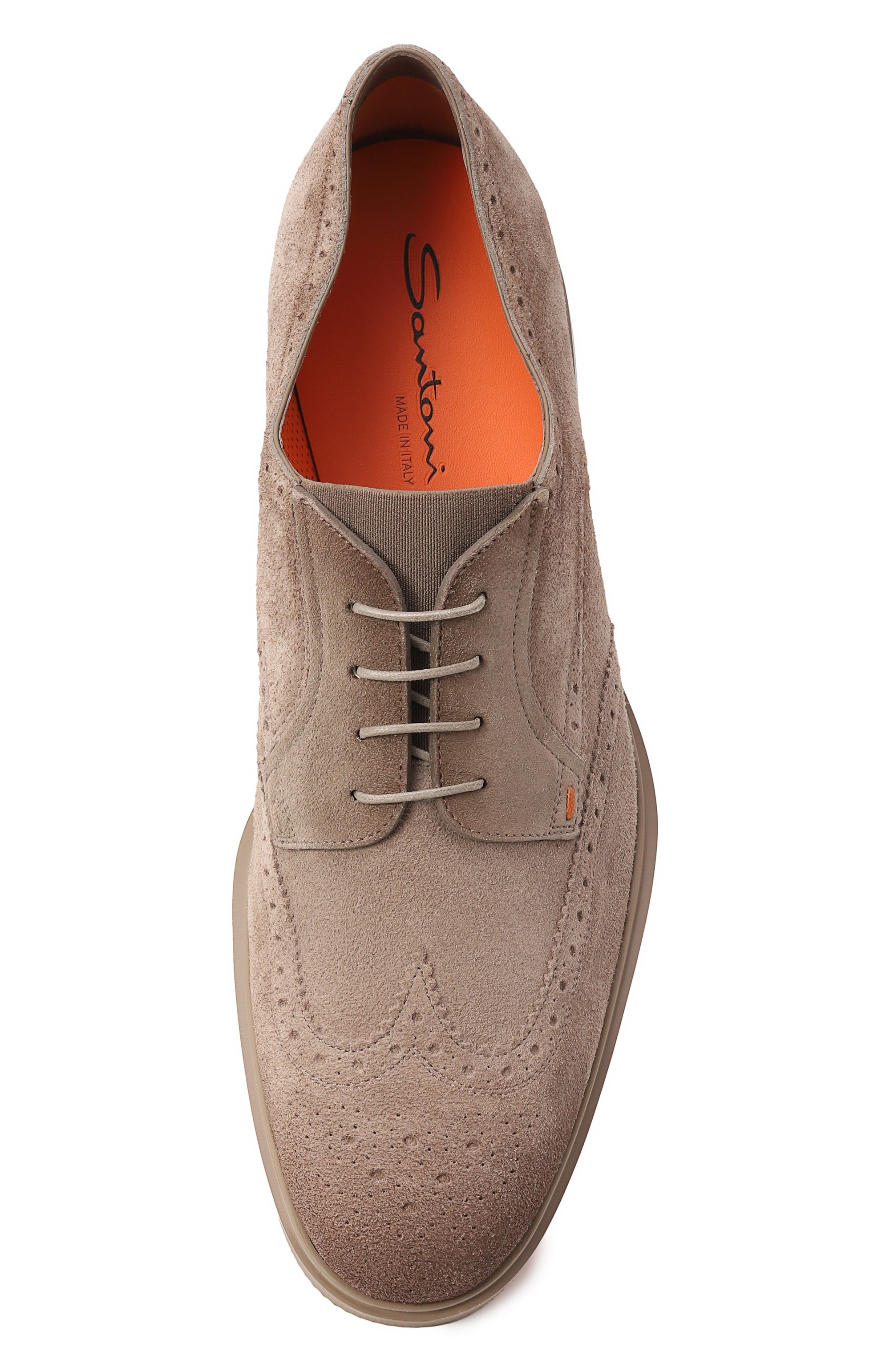 Замшевые дерби easy SANTONI, арт. MGEG19033TAUXGEX, фото 6