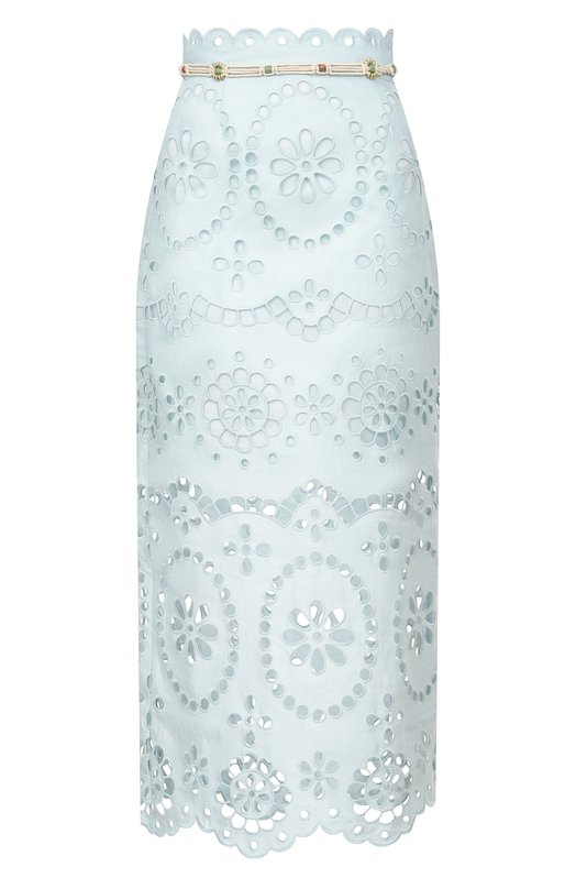 Льняная юбка Zimmermann 6179SRS261 Голубой 6179SRS261