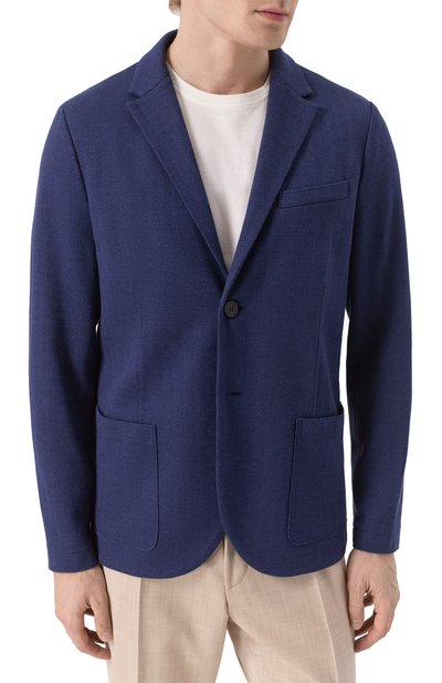 Пиджак из шерсти и шелка HARRIS WHARF LONDON, арт. C8P22PPN, фото 5