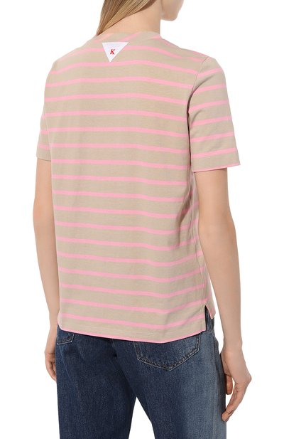 Хлопковая футболка KITON, арт. D53450K0949C, фото 4