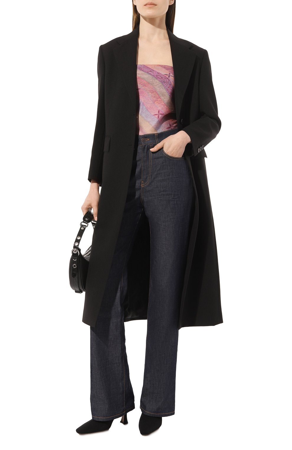 Шелковый платок хождение за три моря GOURJI розового цвета по цене 18980 руб., арт. T24TSEA7R, фото 2 Шелковый платок хождение за три моря GOURJI, арт. T24TSEA7R, фото 2