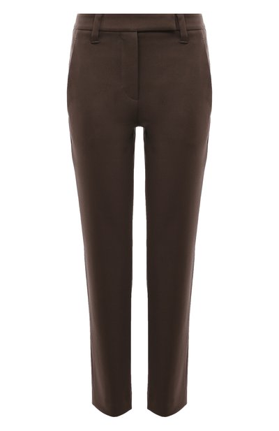 Женские хлопковые брюки BRUNELLO CUCINELLI, арт. MA126P7258