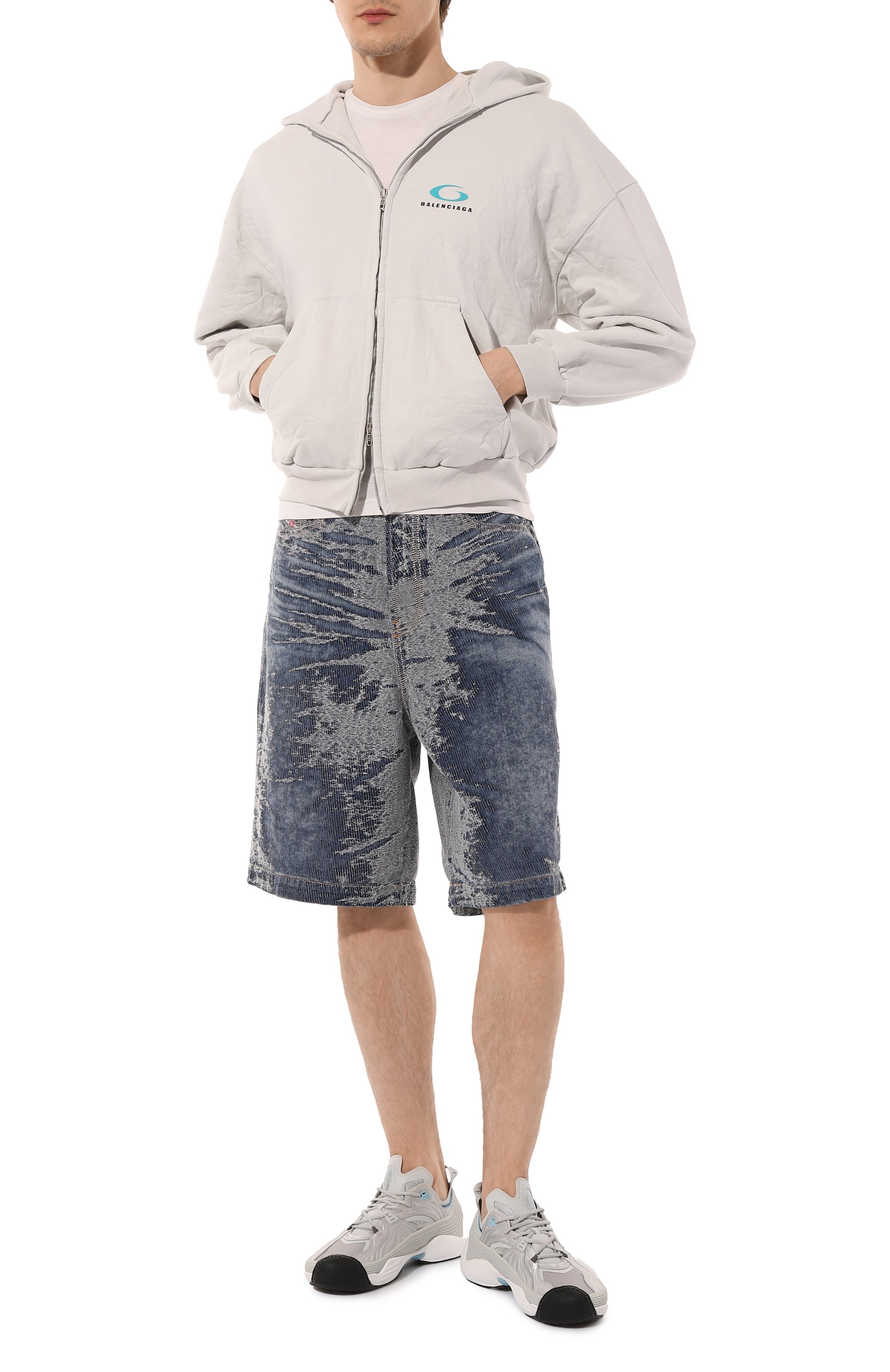 Хлопковая толстовка BALENCIAGA, арт. 803264/TRVC3, фото 2