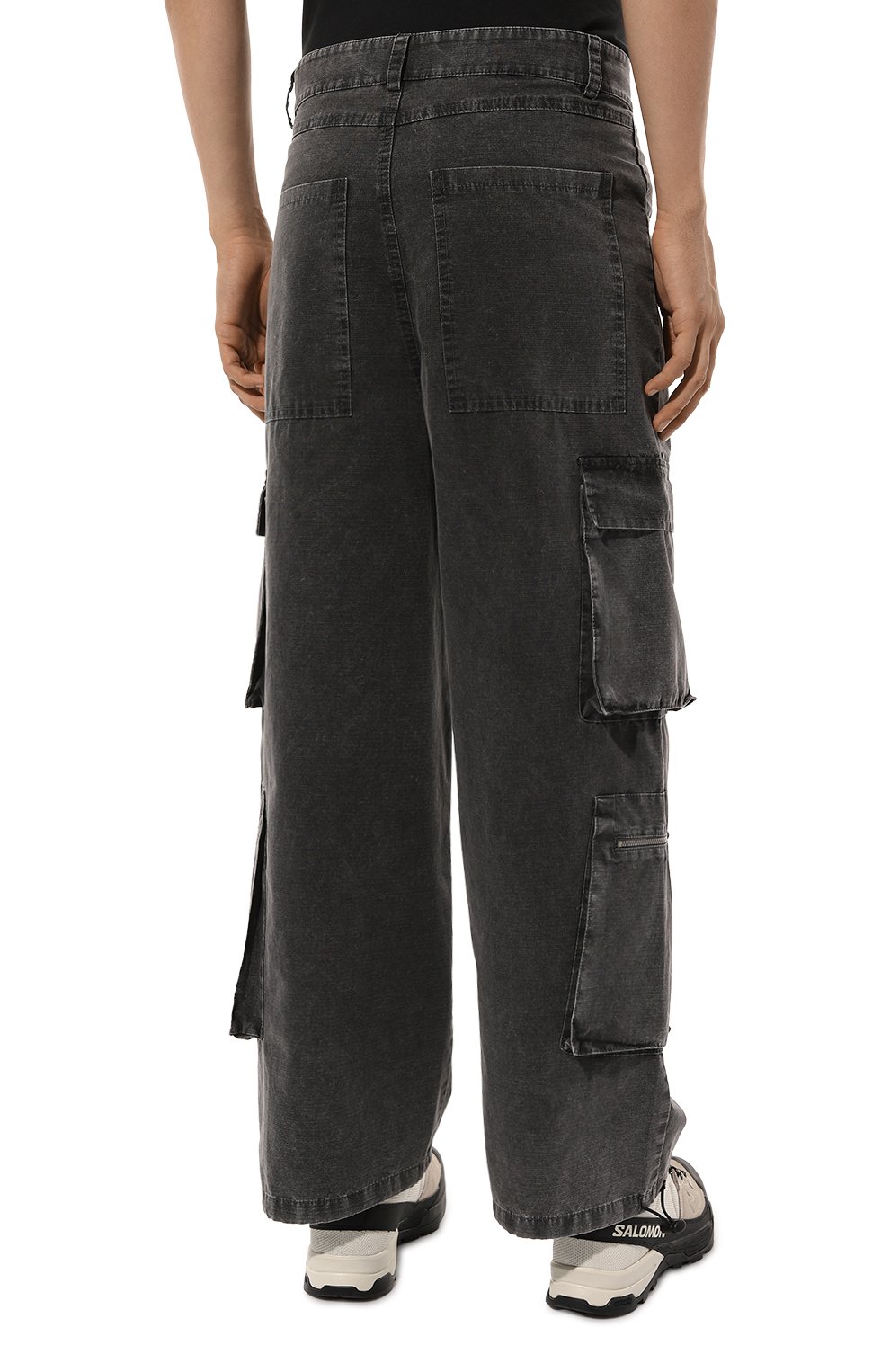 Хлопковые брюки-карго DIEGO VENTURINO, арт. D3W4PNTCRGRIPBASIC, фото 4