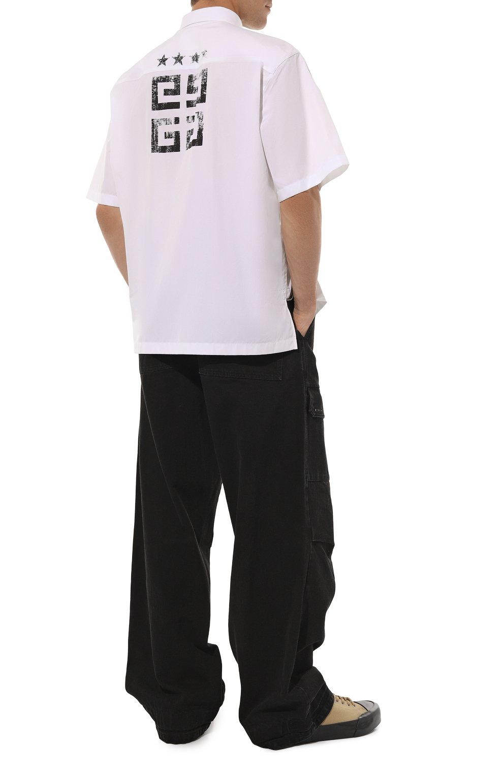 Хлопковая рубашка GIVENCHY, арт. BM610814M6, фото 2