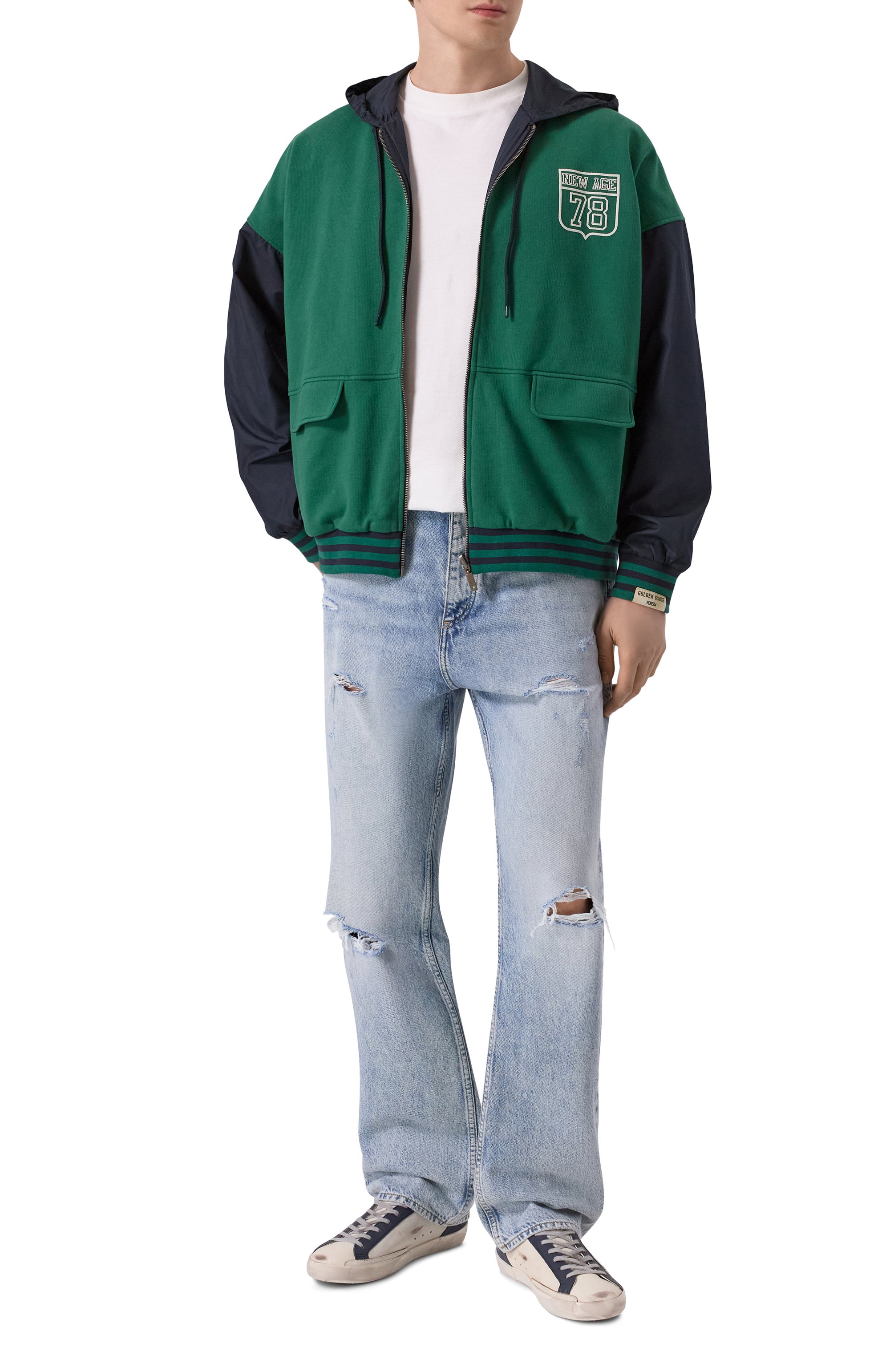 Кожаные кеды super-star GOLDEN GOOSE DELUXE BRAND белого цвета по цене 61550 руб., арт. GMF00103.F006902, фото 2 Кожаные кеды super-star GOLDEN GOOSE DELUXE BRAND, арт. GMF00103.F006902, фото 2