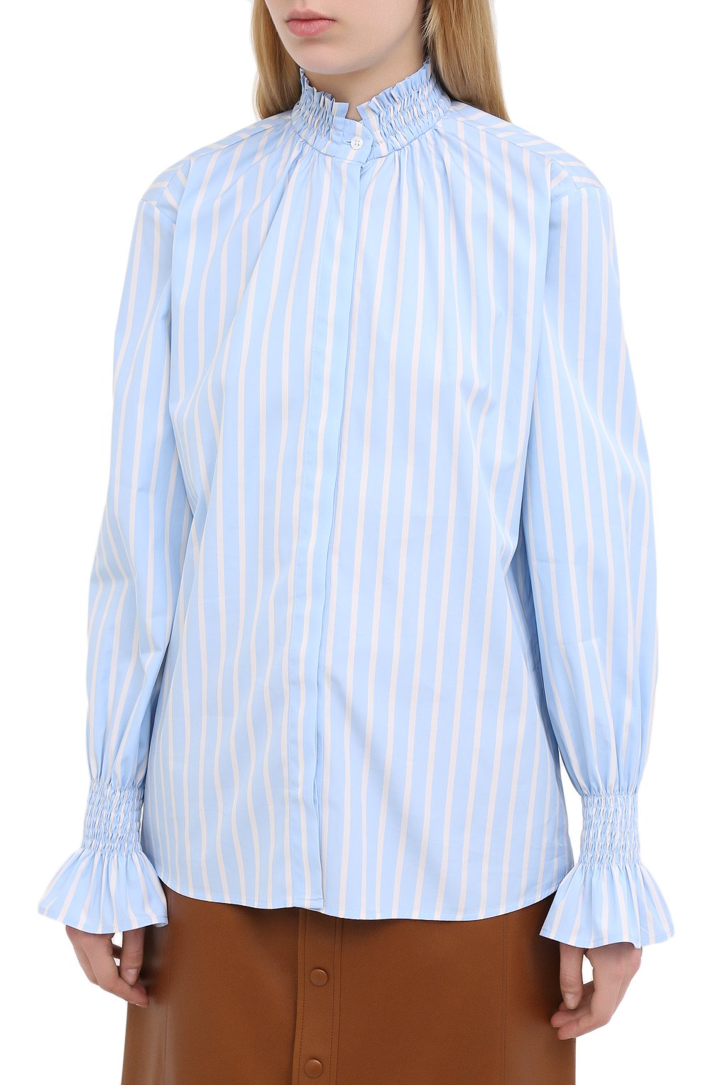 Хлопковая рубашка MSGM, арт. 2943MDE01 207602, фото 3