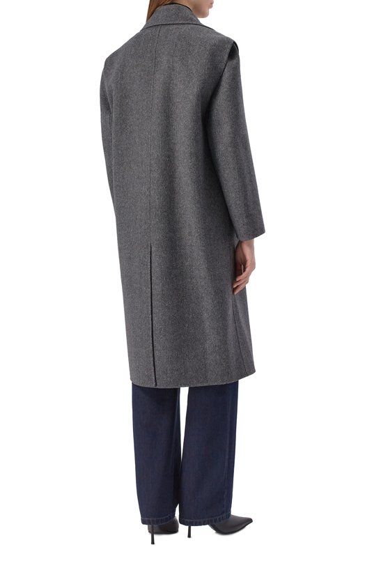 Шерстяное пальто Weekend Max Mara SABADEL Серый  SABADEL Фото 4