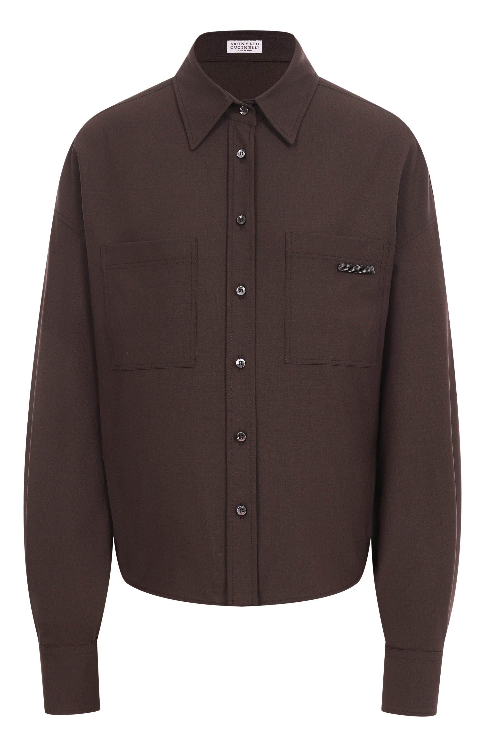 Шерстяная рубашка BRUNELLO CUCINELLI, ар т. MPW07NB206, фото 1