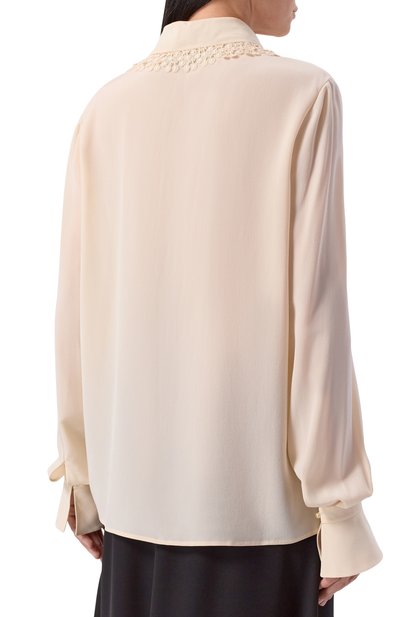 Шелковая блузка VALENTINO, арт. 8B3AB855/21B, фото 4