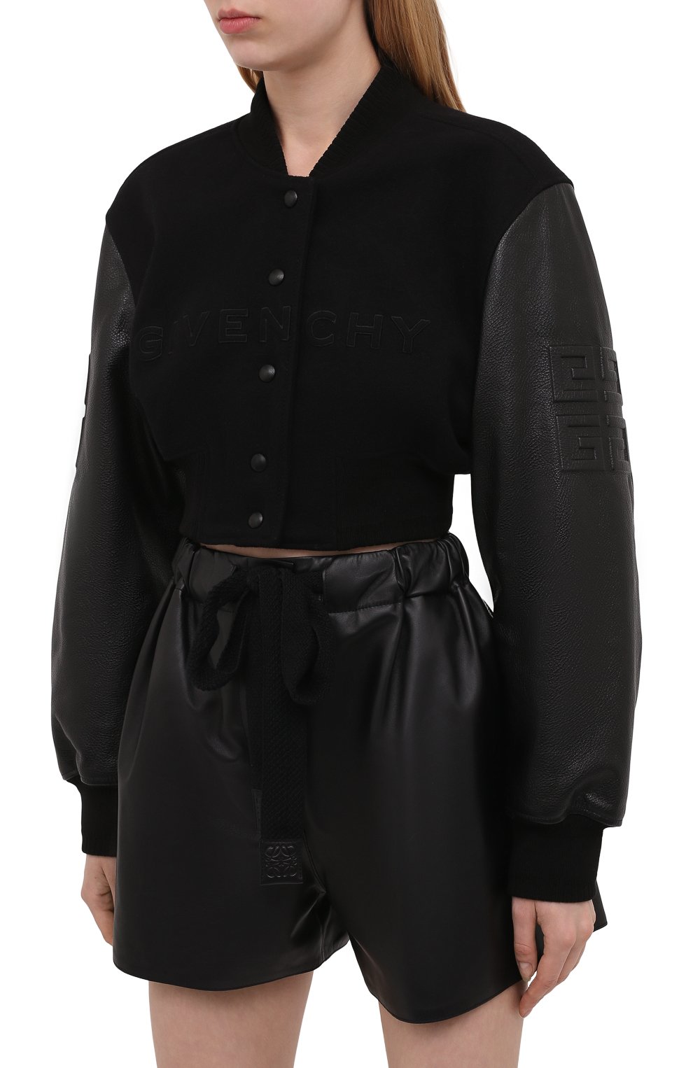 Шерстяной бомбер GIVENCHY черного цвета по цене 266000 руб., арт. BW00CQ611N, фото 3 Шерстяной бомбер GIVENCHY, арт. BW00CQ611N, фото 3