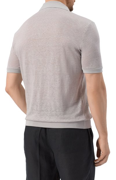 Льняное поло GIORGIO ARMANI, арт. GM001996/TE11335, фото 4