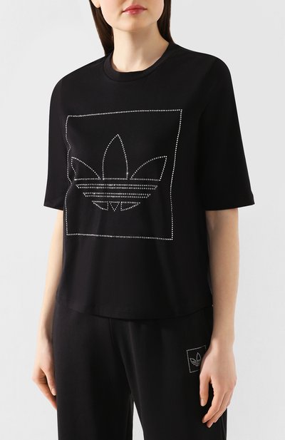 Хлопковая футболка ADIDAS ORIGINALS, арт. FM1912, фото 3