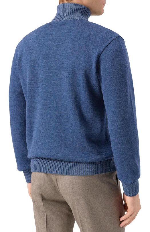 Шерстяной свитер Paul&Shark 15311108/3XL-6XL Синий  15311108/3XL-6XL Фото 4