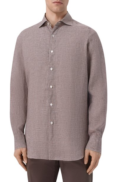 Льняная рубашка FINAMORE 1925, арт. GAETE 1 LUIGI Z L/P6065, фото 3