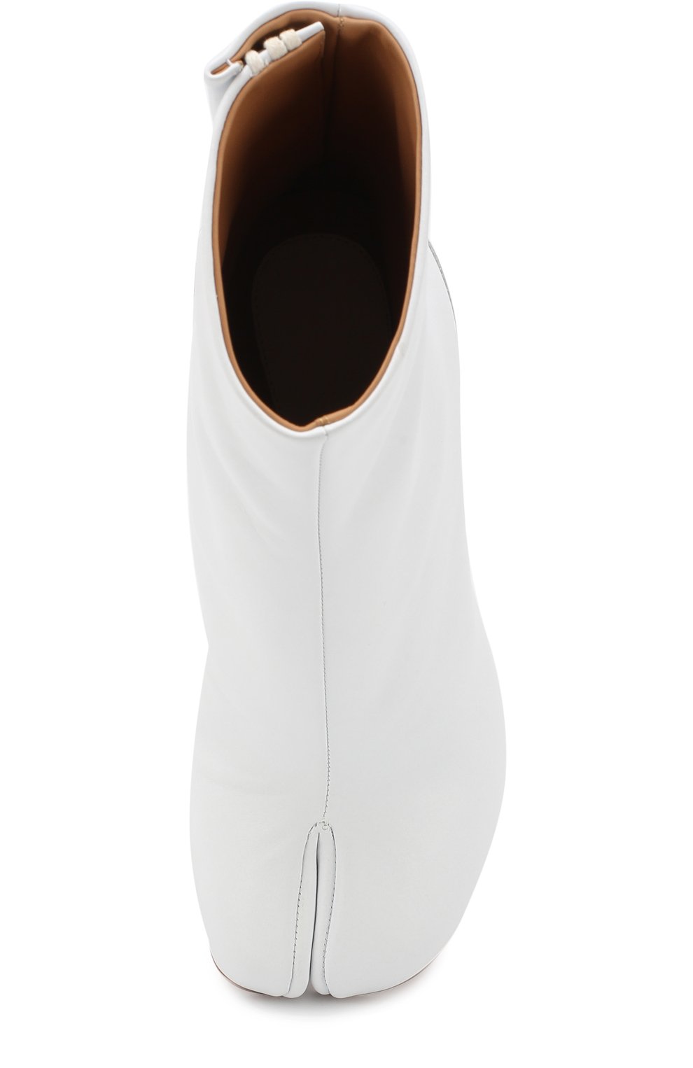 Кожаные ботильоны на устойчивом каблуке MAISON MARGIELA, арт. S58WU0161/SY0436, фото 5