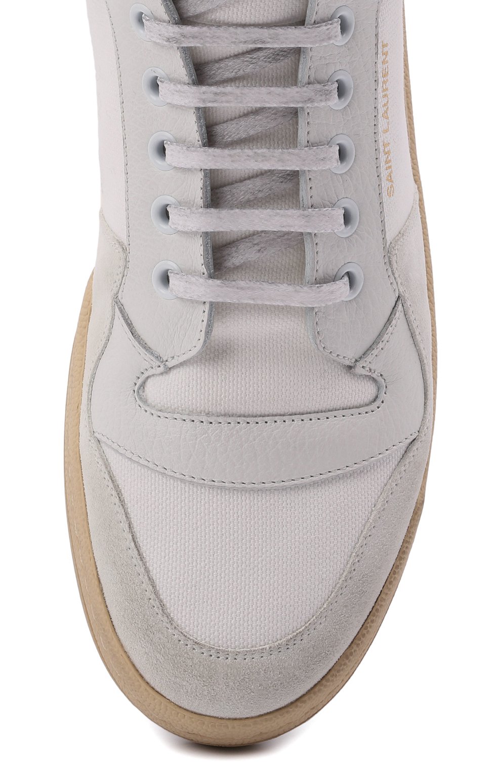 Комбинированные кеды SAINT LAURENT, арт. 669434/12N40, фото 5