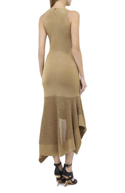 Платье из вискозы ALEXANDER MCQUEEN, арт. 633634/Q1A04, фото 4