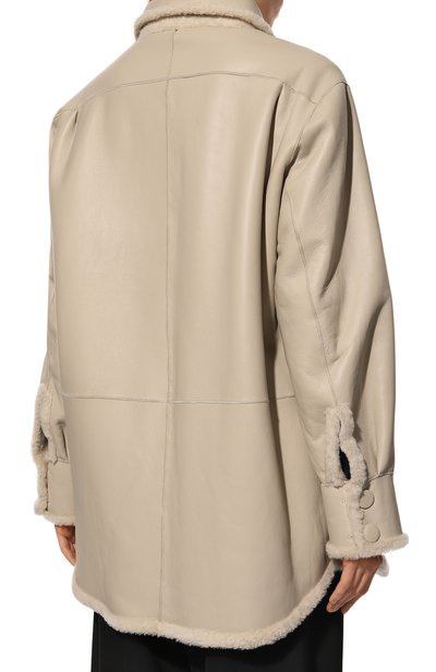 Двусторонняя дубленка из овчины ALINE, арт. AL22FW010901, фото 4