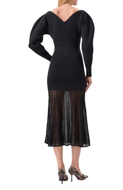 Шерстяное платье BOSS, арт. 50550771, фото 3