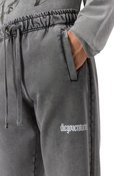 Хлопковые брюки DIEGO VENTURINO темно-серого цвета по цене 38200 руб., арт. DVPNTLDVVP, фото 5 Хлопковые брюки DIEGO VENTURINO, арт. DVPNTLDVVP, фото 5