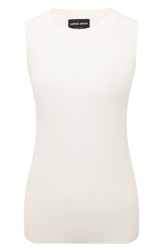 Топ из вискозы Giorgio Armani 8NAH30/AM05Z Белый 8NAH30/AM05Z