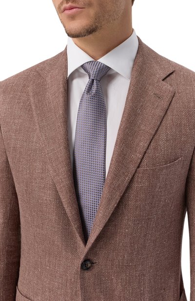 Мужской шелковый галстук CANALI, арт. 18/HJ04549