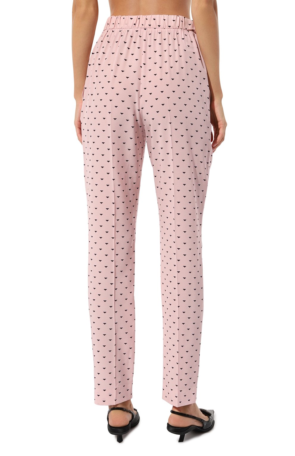 Шелковые брюки PRADA, арт. P225EL-1Y0O-F0W7F-211, фото 4